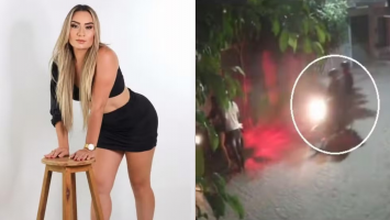 Vídeo mostra momento em que empresária é assassinada em frente de casa no interior do Ceará