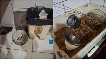Restaurante com larvas, baratas e alimentos irregulares é interditado em Fortaleza; veja vídeo