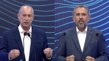 Debate para o governo do Ceará: Ciro e Elmano focam em segurança pública e discutem combate às facções e violência contra a mulher